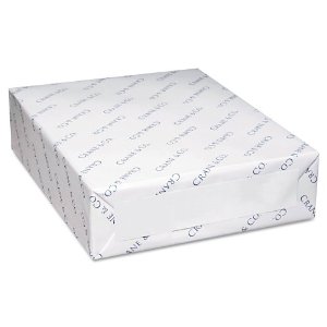 Crane's® Crest Natural White Wove 80 lb. Cover 23x29 in. 100% Cotton 500 Sheets